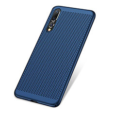 Handyhülle Hülle Kunststoff Schutzhülle Punkte Loch Tasche für Huawei P20 Pro Blau