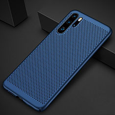 Handyhülle Hülle Kunststoff Schutzhülle Punkte Loch Tasche für Huawei P30 Pro New Edition Blau
