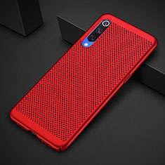 Handyhülle Hülle Kunststoff Schutzhülle Punkte Loch Tasche für Xiaomi Mi 9 Pro Rot