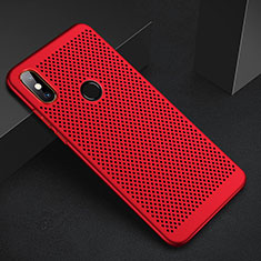 Handyhülle Hülle Kunststoff Schutzhülle Punkte Loch Tasche für Xiaomi Redmi 6 Pro Rot