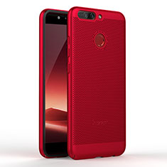 Handyhülle Hülle Kunststoff Schutzhülle Punkte Loch W01 für Huawei Honor V9 Rot