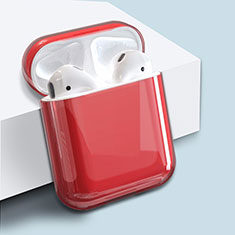 Handyhülle Hülle Kunststoff Schutzhülle Tasche für AirPods Ladekoffer Matt Rot