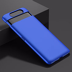 Handyhülle Hülle Kunststoff Schutzhülle Tasche Matt G01 für Samsung Galaxy A80 Blau