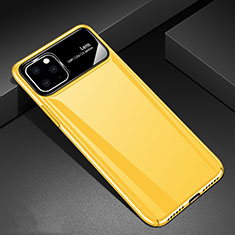 Handyhülle Hülle Kunststoff Schutzhülle Tasche Matt M01 für Apple iPhone 11 Pro Max Gelb
