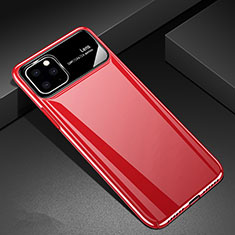 Handyhülle Hülle Kunststoff Schutzhülle Tasche Matt M01 für Apple iPhone 11 Pro Max Rot