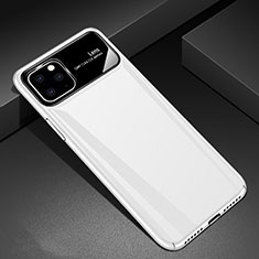 Handyhülle Hülle Kunststoff Schutzhülle Tasche Matt M01 für Apple iPhone 11 Pro Max Weiß
