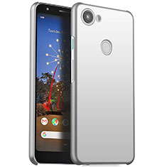 Handyhülle Hülle Kunststoff Schutzhülle Tasche Matt M01 für Google Pixel 3a Silber