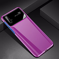 Handyhülle Hülle Kunststoff Schutzhülle Tasche Matt M01 für Huawei Honor 20 Violett