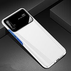 Handyhülle Hülle Kunststoff Schutzhülle Tasche Matt M01 für Huawei Honor 20S Weiß