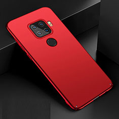 Handyhülle Hülle Kunststoff Schutzhülle Tasche Matt M01 für Huawei Mate 30 Lite Rot