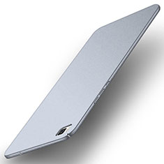 Handyhülle Hülle Kunststoff Schutzhülle Tasche Matt M01 für Huawei P8 Silber