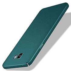 Handyhülle Hülle Kunststoff Schutzhülle Tasche Matt M01 für Samsung Galaxy A7 (2016) A7100 Grün