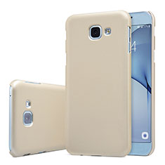 Handyhülle Hülle Kunststoff Schutzhülle Tasche Matt M01 für Samsung Galaxy A8 (2016) A8100 A810F Gold