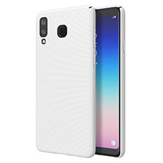 Handyhülle Hülle Kunststoff Schutzhülle Tasche Matt M01 für Samsung Galaxy A9 Star SM-G8850 Weiß