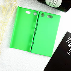 Handyhülle Hülle Kunststoff Schutzhülle Tasche Matt M01 für Sony Xperia XZ1 Compact Grün