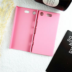 Handyhülle Hülle Kunststoff Schutzhülle Tasche Matt M01 für Sony Xperia XZ1 Compact Rosa