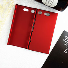 Handyhülle Hülle Kunststoff Schutzhülle Tasche Matt M01 für Sony Xperia XZ1 Compact Rot