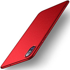 Handyhülle Hülle Kunststoff Schutzhülle Tasche Matt M01 für Xiaomi Mi 8 Explorer Rot