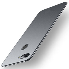Handyhülle Hülle Kunststoff Schutzhülle Tasche Matt M01 für Xiaomi Mi 8 Lite Grau