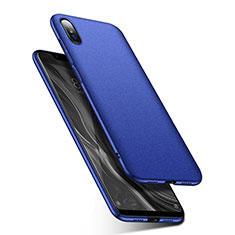Handyhülle Hülle Kunststoff Schutzhülle Tasche Matt M01 für Xiaomi Mi 8 Screen Fingerprint Edition Blau