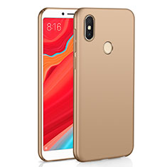 Handyhülle Hülle Kunststoff Schutzhülle Tasche Matt M01 für Xiaomi Redmi Y2 Gold