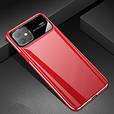 Handyhülle Hülle Kunststoff Schutzhülle Tasche Matt M02 für Apple iPhone 11 Rot