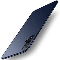 Handyhülle Hülle Kunststoff Schutzhülle Tasche Matt M02 für Huawei Nova 5T Blau