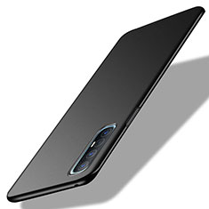 Handyhülle Hülle Kunststoff Schutzhülle Tasche Matt M02 für Oppo Reno3 Pro Schwarz