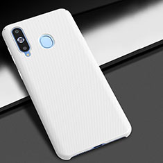 Handyhülle Hülle Kunststoff Schutzhülle Tasche Matt M02 für Samsung Galaxy A8s SM-G8870 Weiß