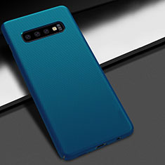 Handyhülle Hülle Kunststoff Schutzhülle Tasche Matt M02 für Samsung Galaxy S10 5G Blau