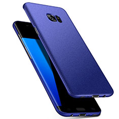 Handyhülle Hülle Kunststoff Schutzhülle Tasche Matt M02 für Samsung Galaxy S7 Edge G935F Blau