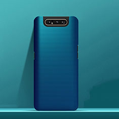 Handyhülle Hülle Kunststoff Schutzhülle Tasche Matt M03 für Samsung Galaxy A90 4G Blau