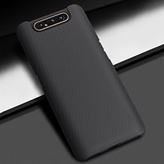 Handyhülle Hülle Kunststoff Schutzhülle Tasche Matt M03 für Samsung Galaxy A90 4G Schwarz