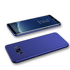 Handyhülle Hülle Kunststoff Schutzhülle Tasche Matt M03 für Samsung Galaxy S8 Plus Blau