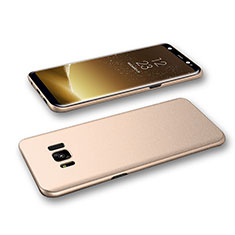 Handyhülle Hülle Kunststoff Schutzhülle Tasche Matt M03 für Samsung Galaxy S8 Plus Gold