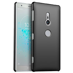 Handyhülle Hülle Kunststoff Schutzhülle Tasche Matt M03 für Sony Xperia XZ2 Schwarz