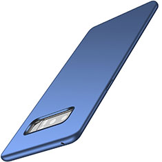 Handyhülle Hülle Kunststoff Schutzhülle Tasche Matt M04 für Samsung Galaxy Note 8 Blau