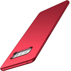 Handyhülle Hülle Kunststoff Schutzhülle Tasche Matt M04 für Samsung Galaxy Note 8 Rot