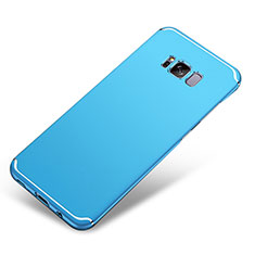 Handyhülle Hülle Kunststoff Schutzhülle Tasche Matt M04 für Samsung Galaxy S8 Plus Hellblau