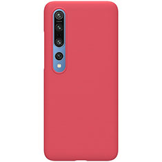 Handyhülle Hülle Kunststoff Schutzhülle Tasche Matt M04 für Xiaomi Mi 10 Pro Rot