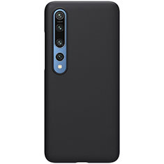 Handyhülle Hülle Kunststoff Schutzhülle Tasche Matt M04 für Xiaomi Mi 10 Schwarz