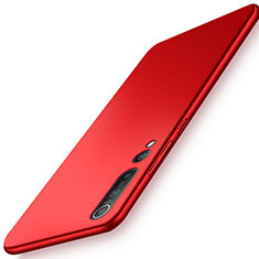 Handyhülle Hülle Kunststoff Schutzhülle Tasche Matt M05 für Xiaomi Mi 10 Rot