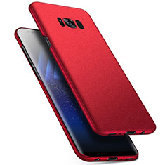 Handyhülle Hülle Kunststoff Schutzhülle Tasche Matt M17 für Samsung Galaxy S8 Rot