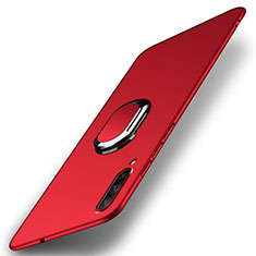 Handyhülle Hülle Kunststoff Schutzhülle Tasche Matt mit Magnetisch Fingerring Ständer A02 für Huawei Honor 9X Pro Rot