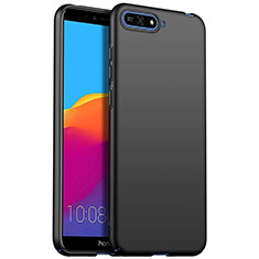 Handyhülle Hülle Kunststoff Schutzhülle Tasche Matt P01 für Huawei Honor 7A Schwarz