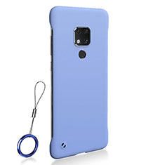 Handyhülle Hülle Kunststoff Schutzhülle Tasche Matt P01 für Huawei Mate 20 Hellblau