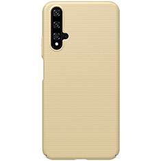 Handyhülle Hülle Kunststoff Schutzhülle Tasche Matt P01 für Huawei Nova 5T Gold