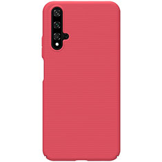 Handyhülle Hülle Kunststoff Schutzhülle Tasche Matt P01 für Huawei Nova 5T Rot