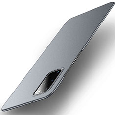 Handyhülle Hülle Kunststoff Schutzhülle Tasche Matt P01 für Samsung Galaxy S20 Plus Grau