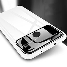 Handyhülle Hülle Kunststoff Schutzhülle Tasche Matt P04 für Huawei Honor View 20 Weiß